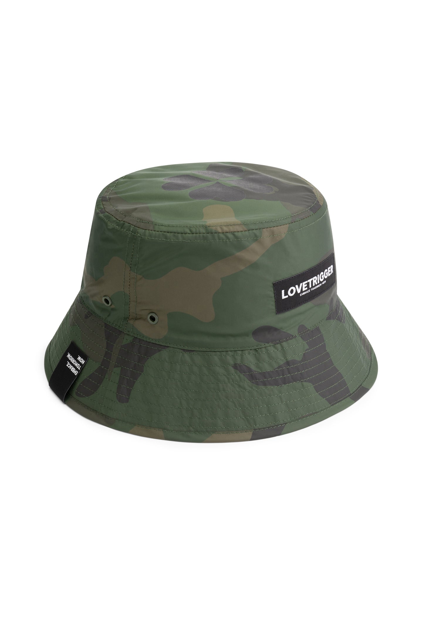 ARMIN camouflage bucket hat gerecycled polyester zijkant