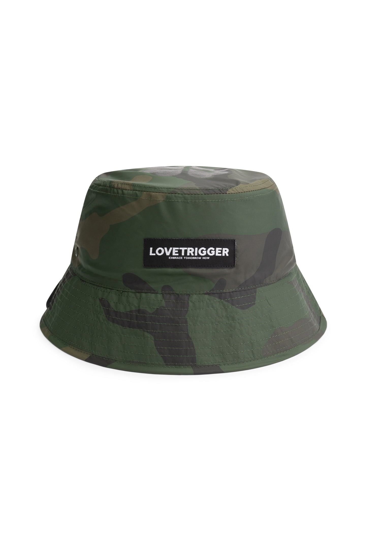 ARMIN camouflage bucket hat gerecycled polyester voorkant