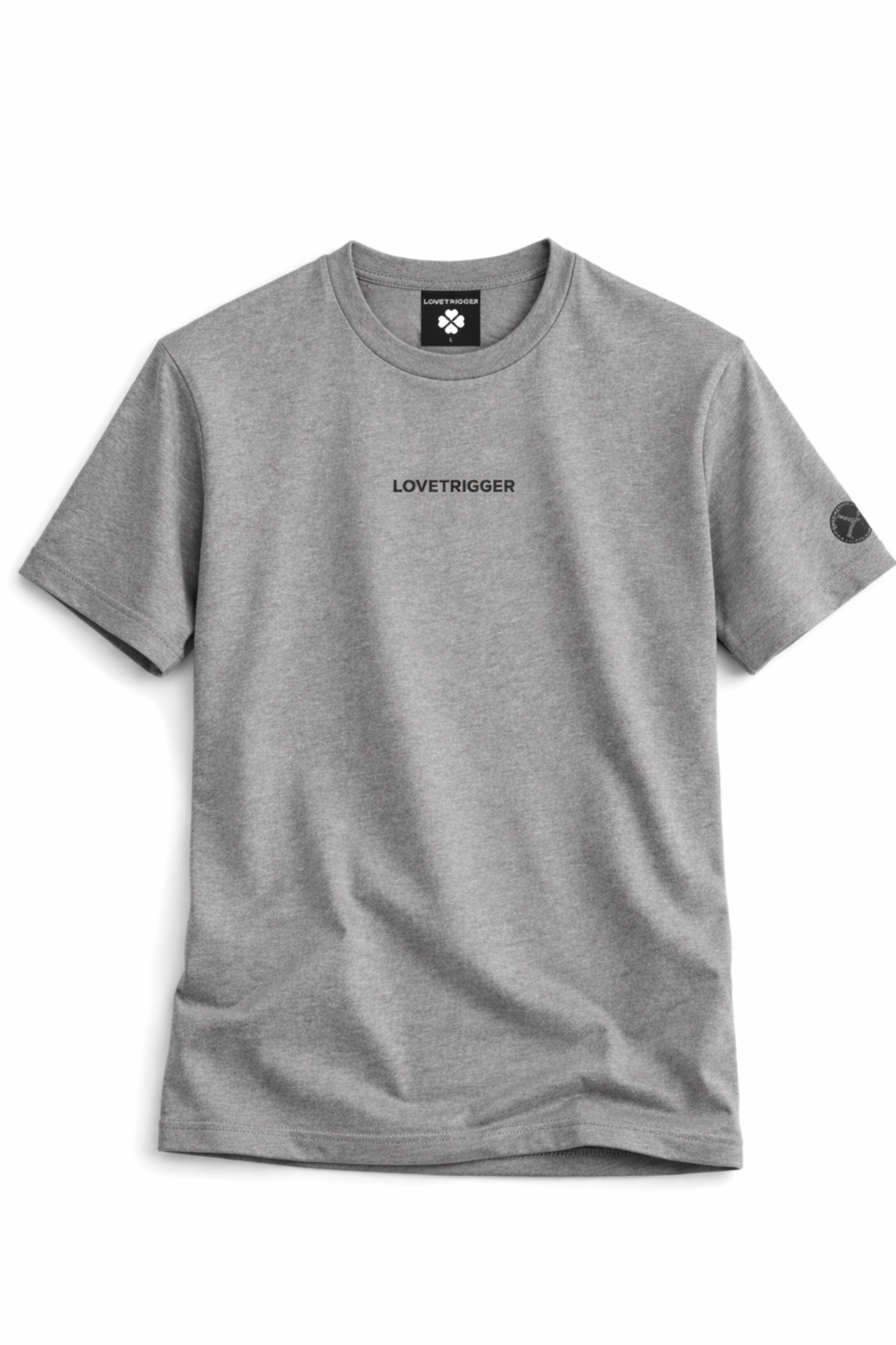 Grijs Lovetrigger T-shirt TAMIR – voorkant