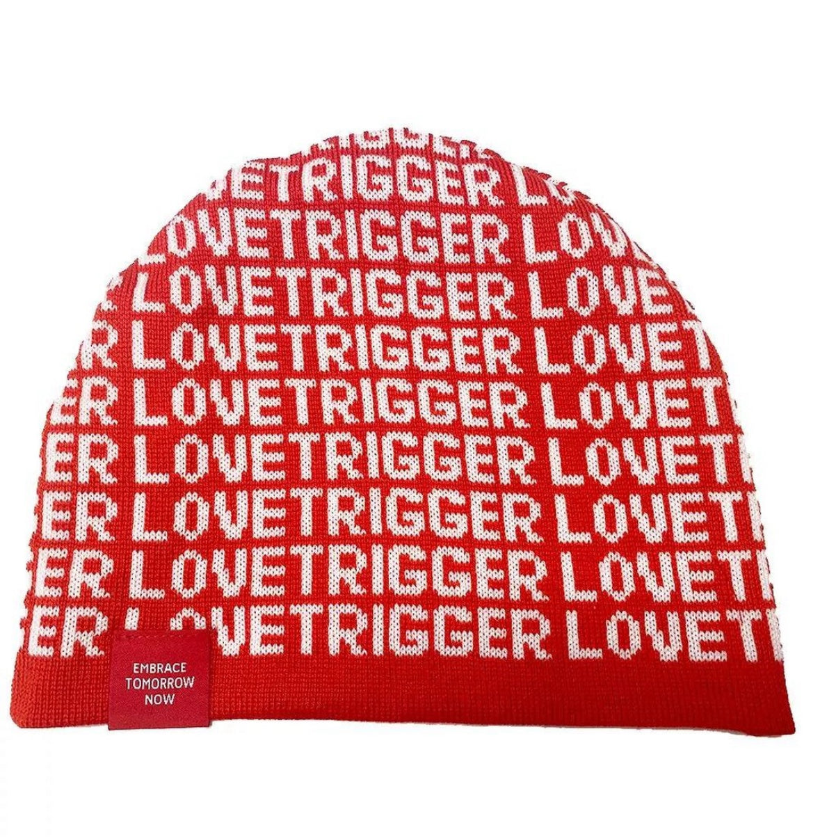 AYDEN gebreide beanie merino wol voorkant