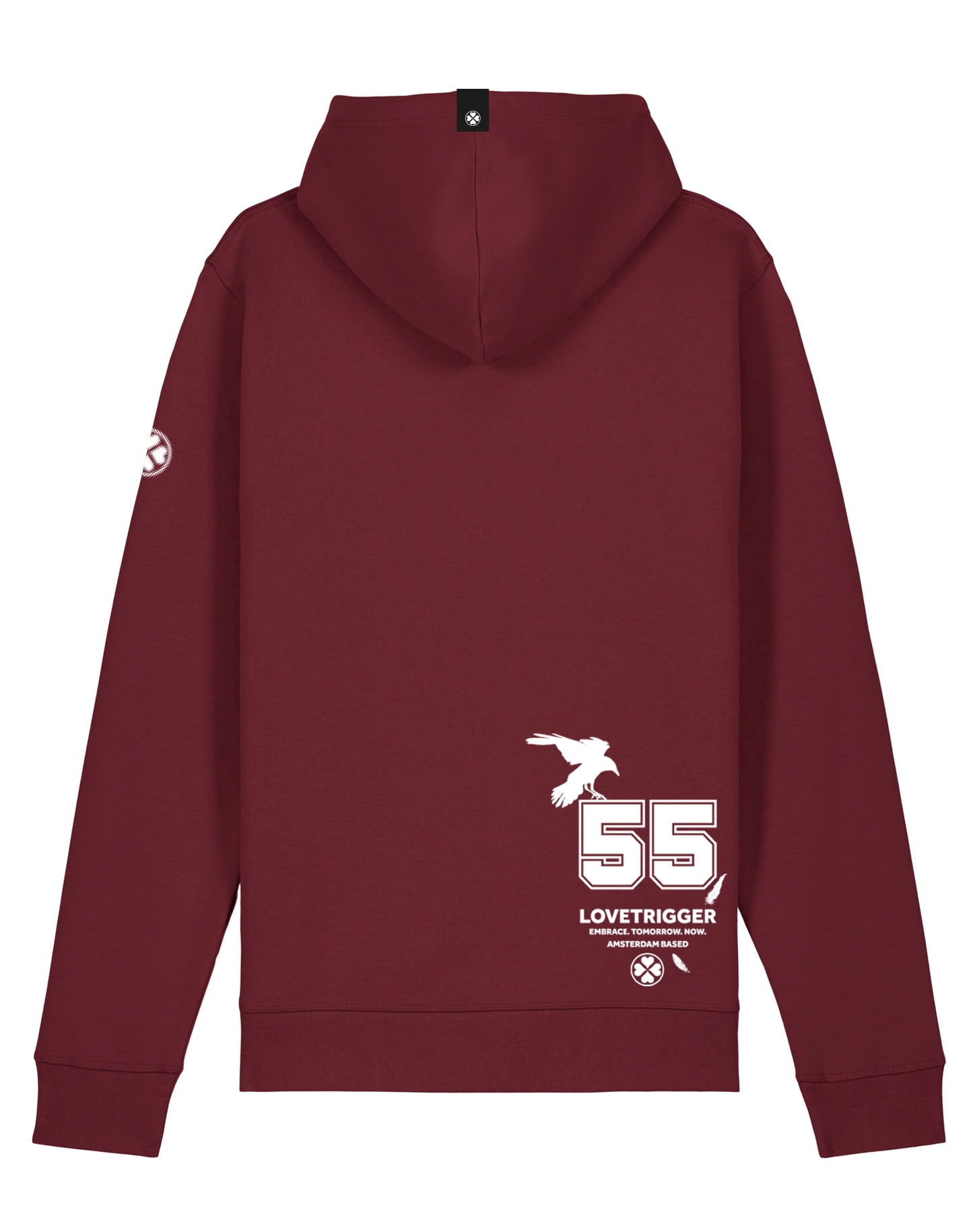 HAYO hoodie biologisch katoen achterkant