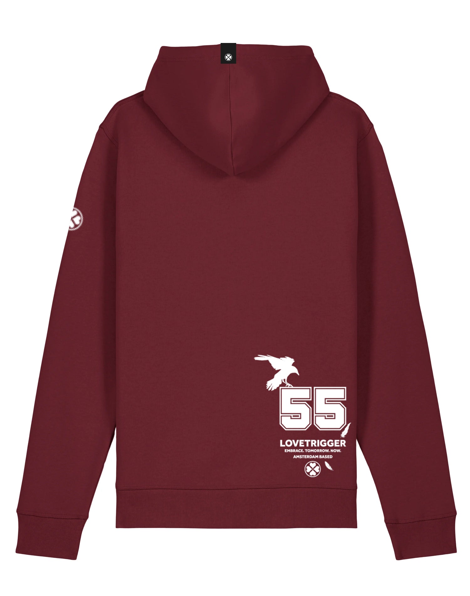 HAYO hoodie biologisch katoen achterkant