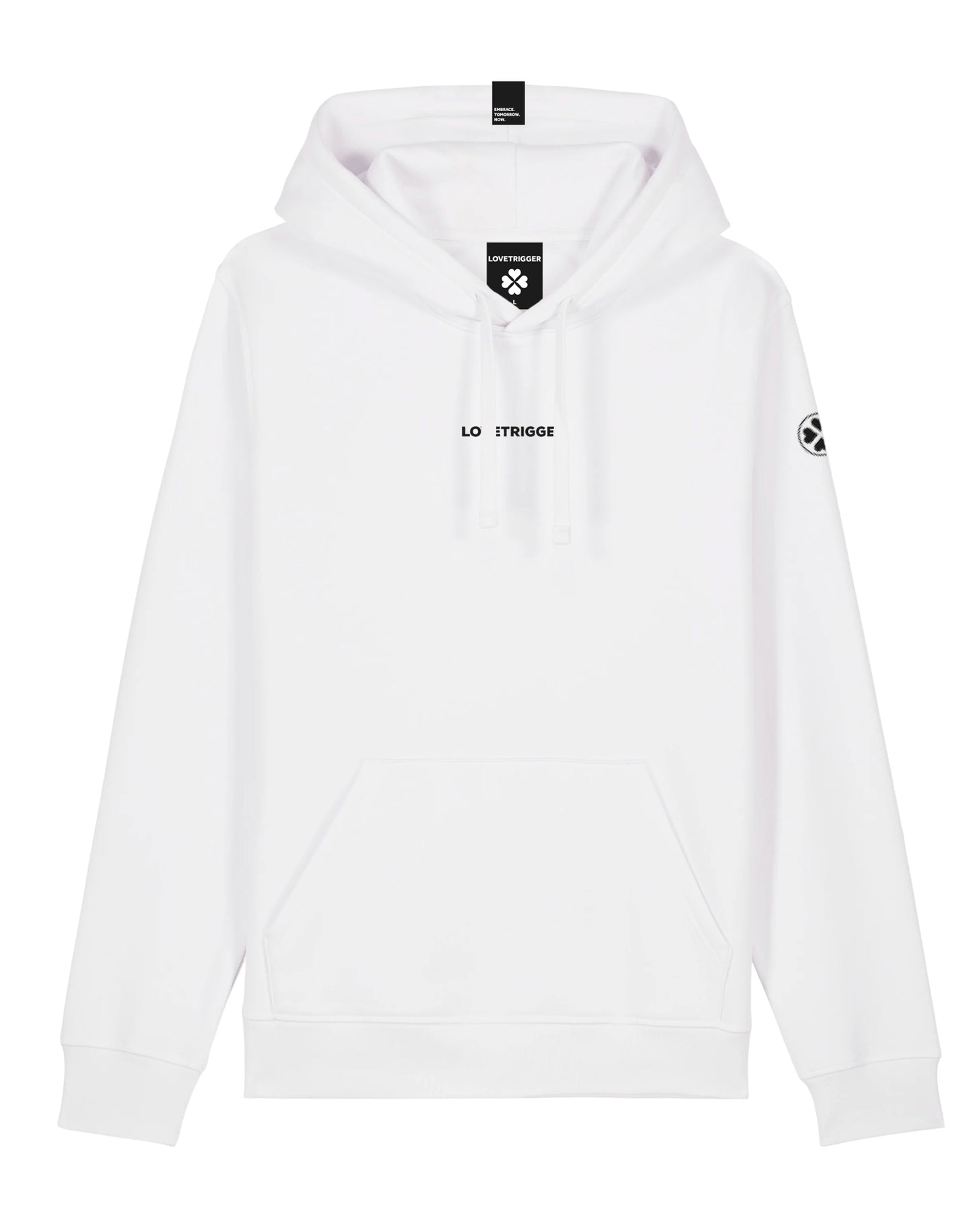 HUXLEY hoodie biologisch katoen voorkant