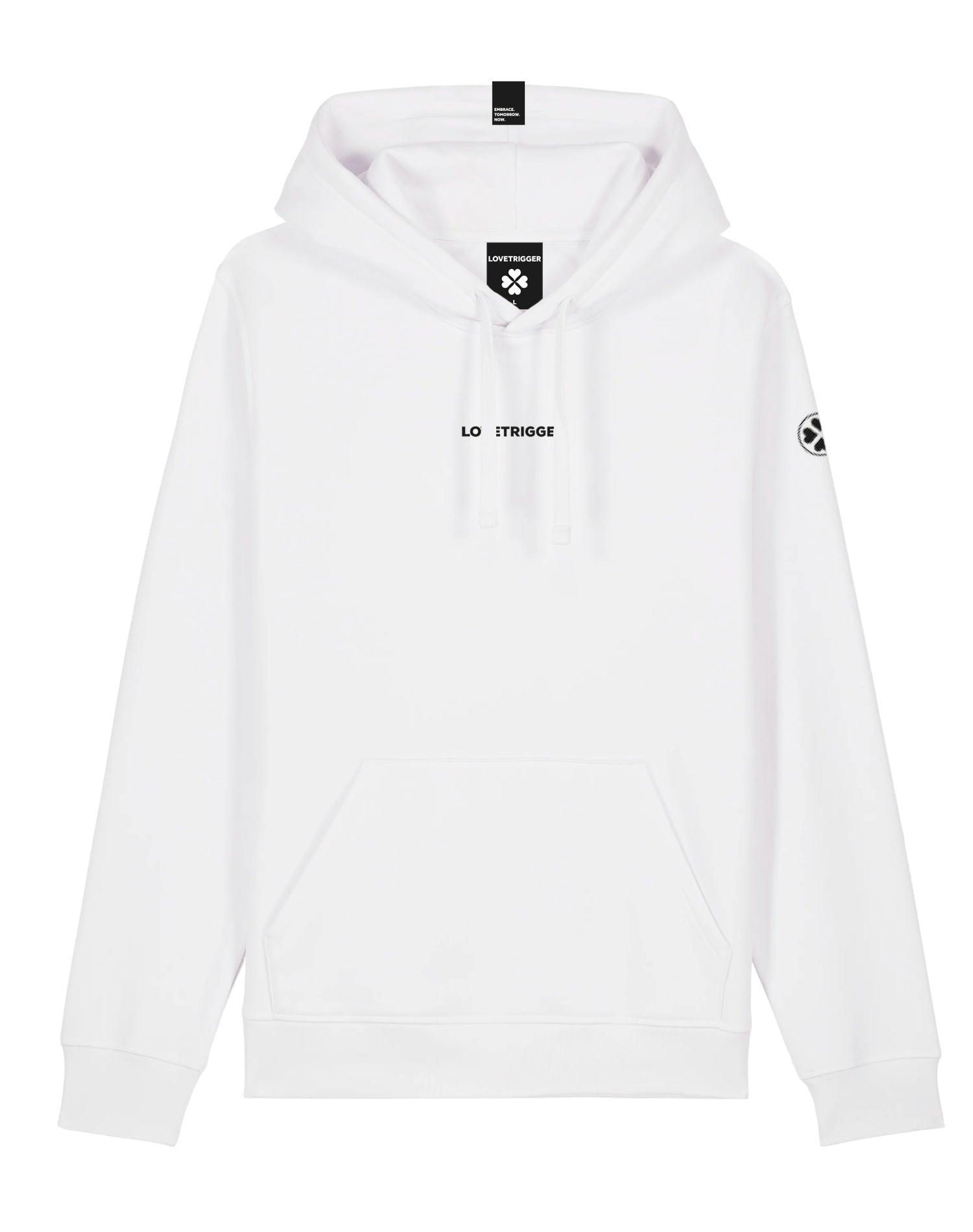 HUXLEY hoodie biologisch katoen voorkant