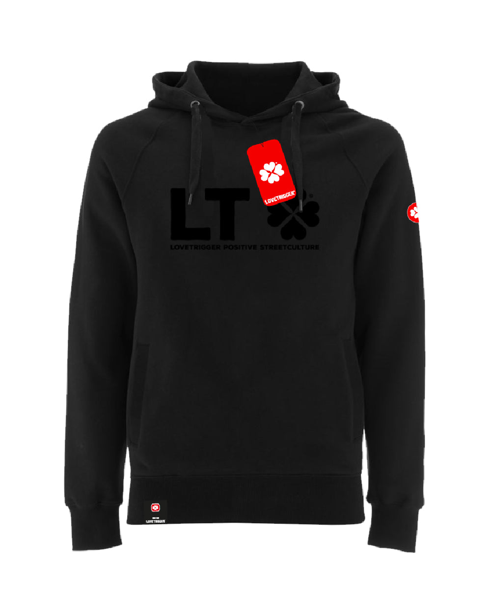 HARVEY hoodie heren biologisch katoen voorkant