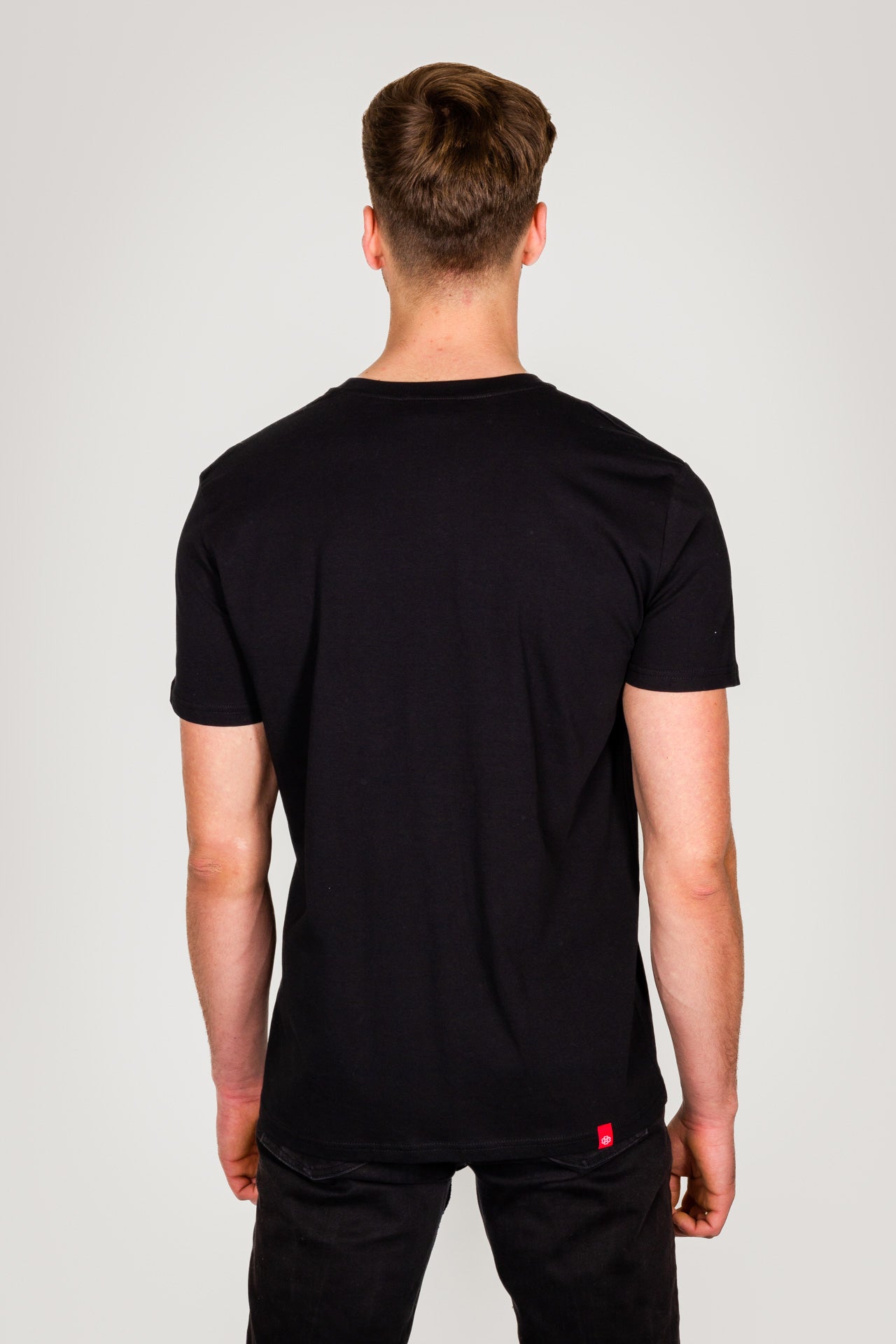 TIAGO zwart t-shirt biologisch katoen pasvorm