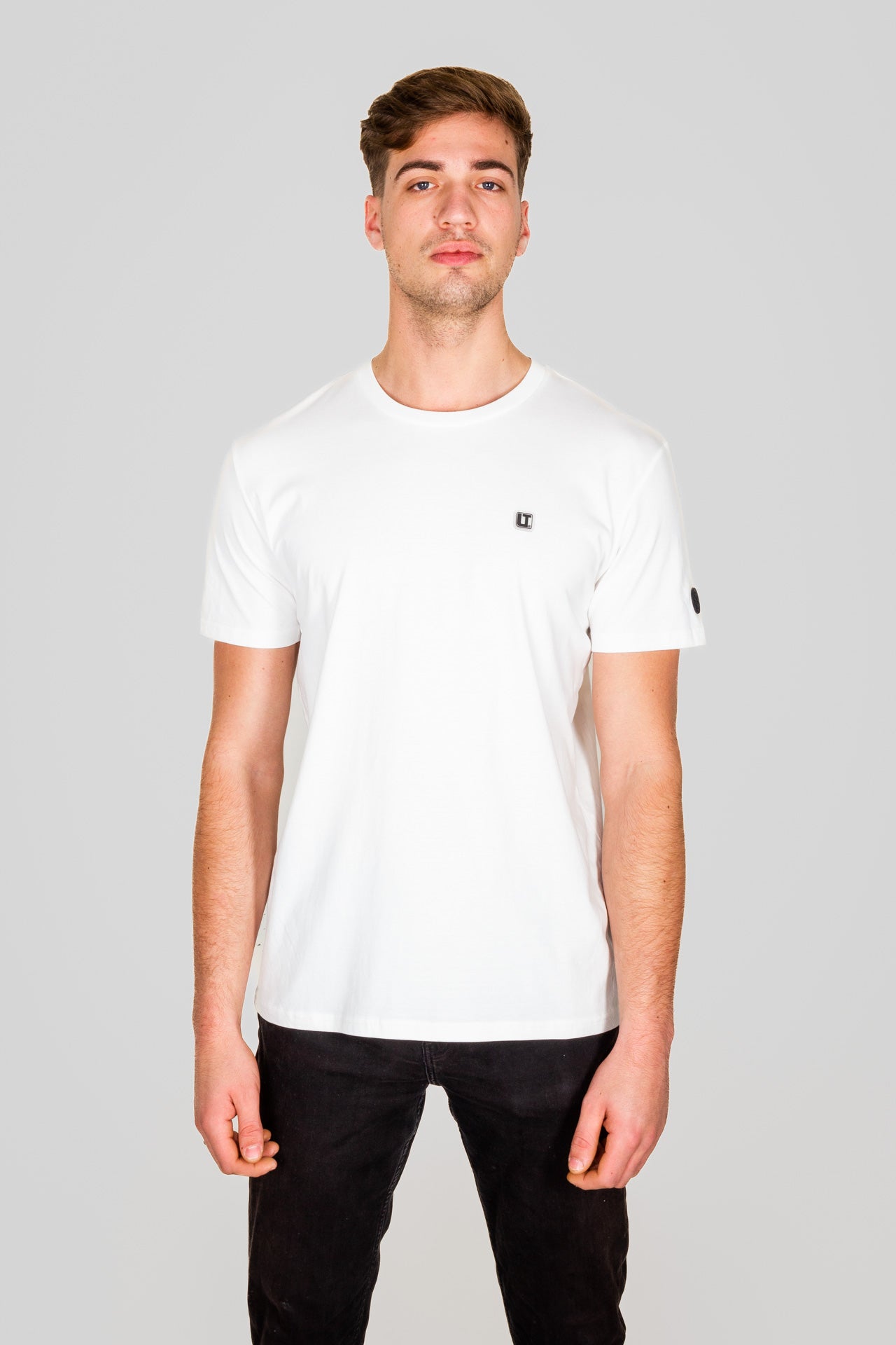 TATUM off white t-shirt biologisch katoen pasvorm