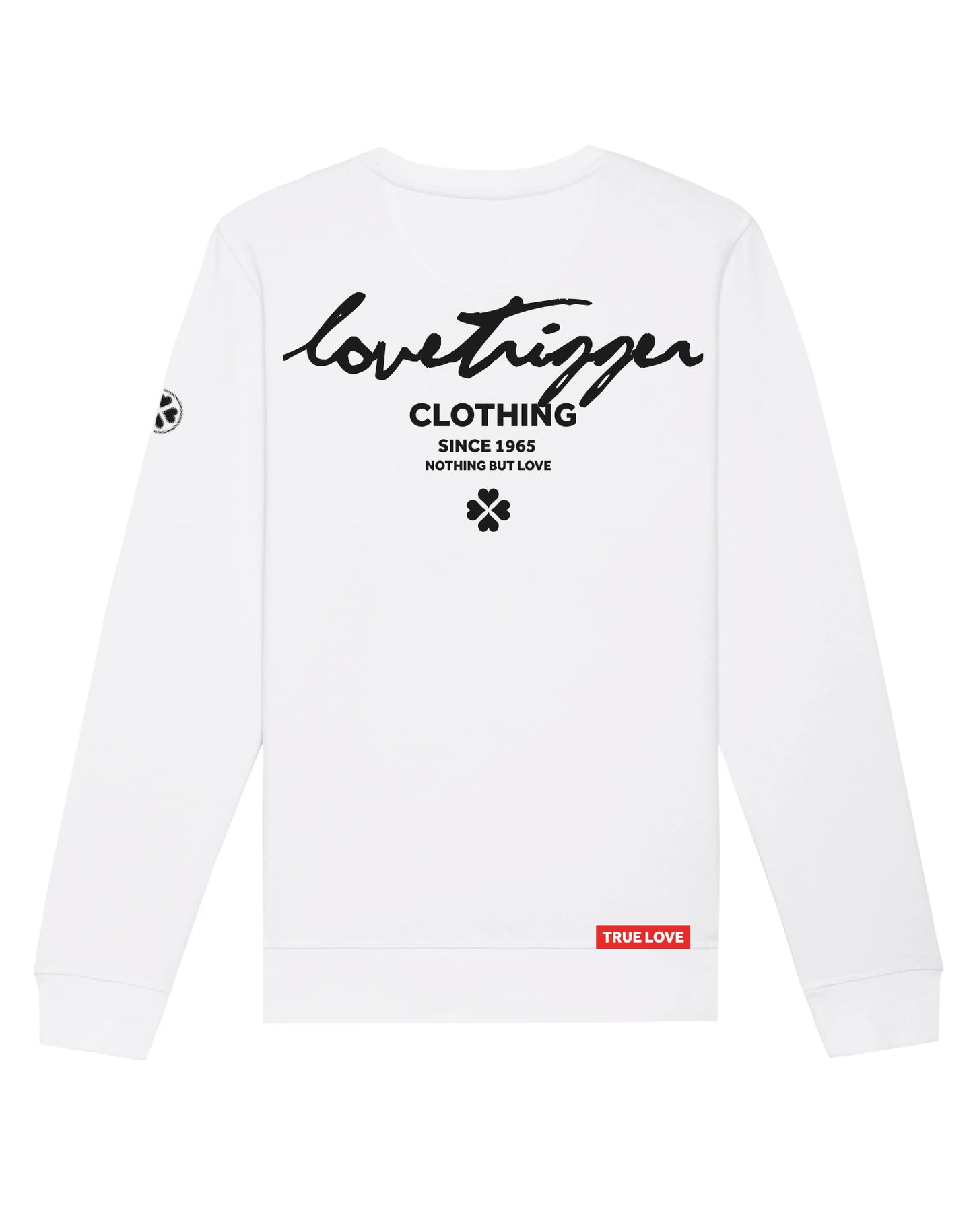 STIG sweater biologisch katoen achterkant