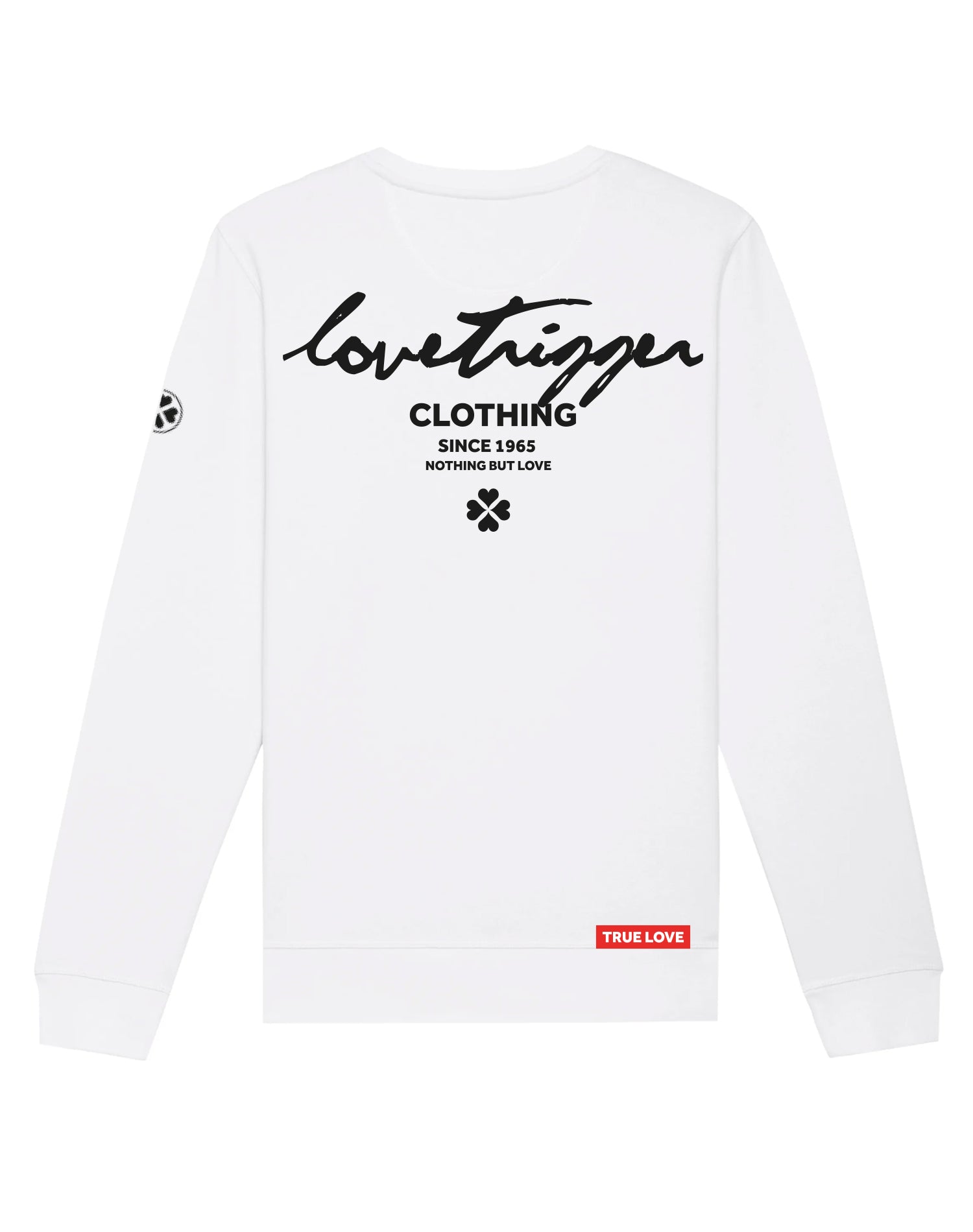 STIG sweater biologisch katoen achterkant