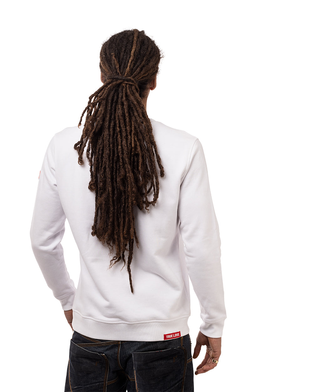 Lovetrigger SEB black sweater back view premium streetwear