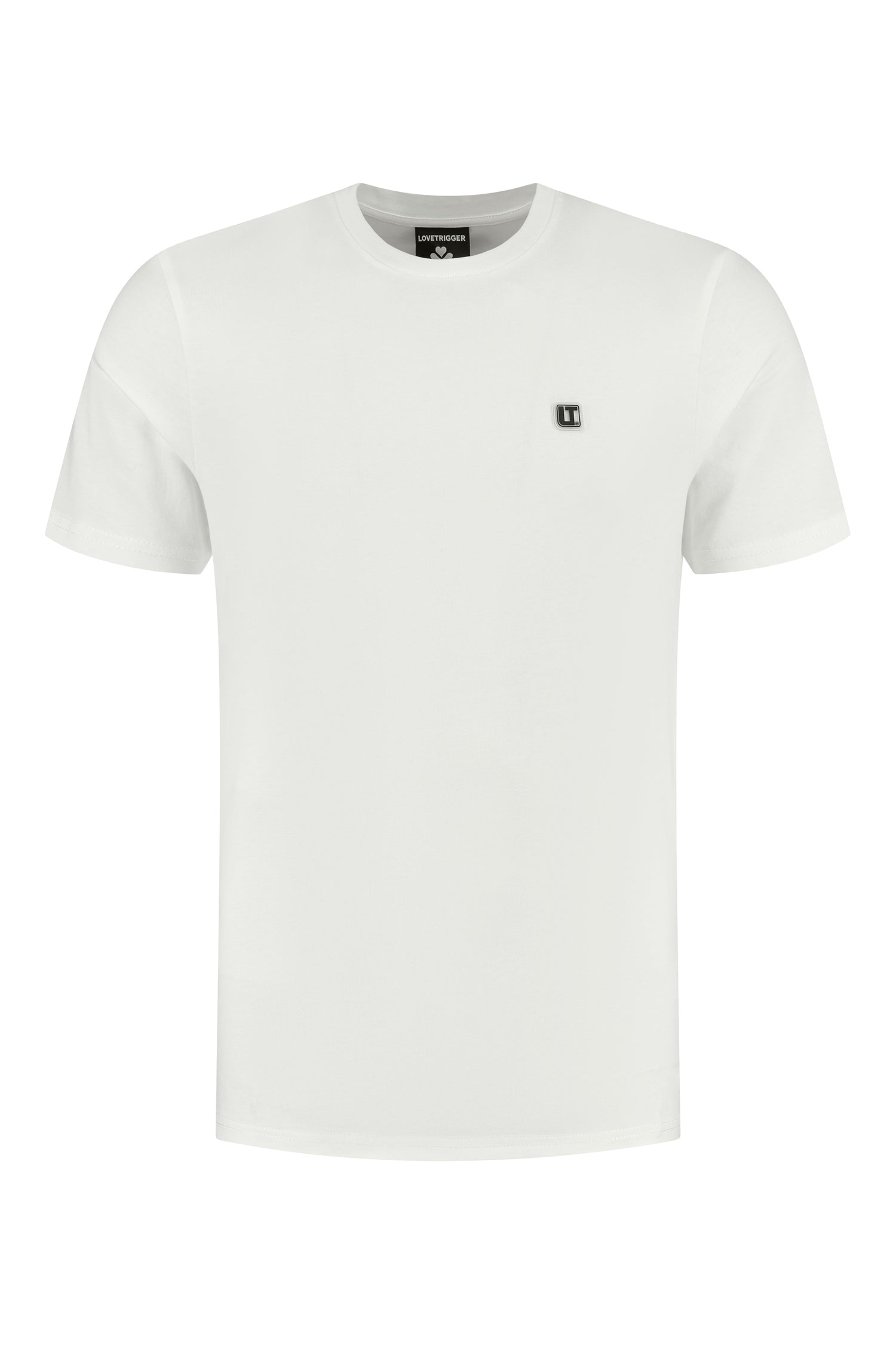 TAHA off white t-shirt biologisch katoen voorkant