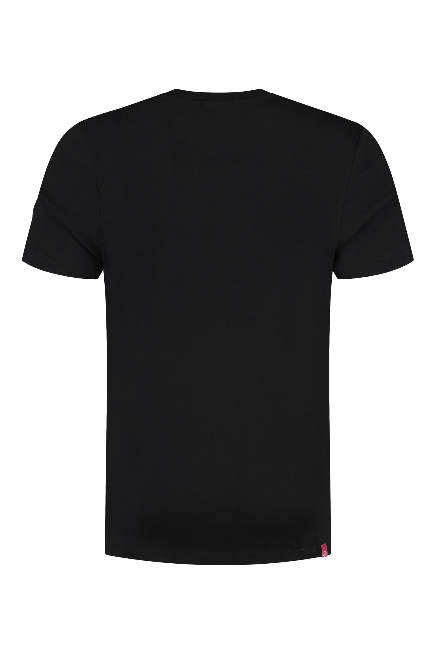 TROY zwart t-shirt biologisch katoen achterkant