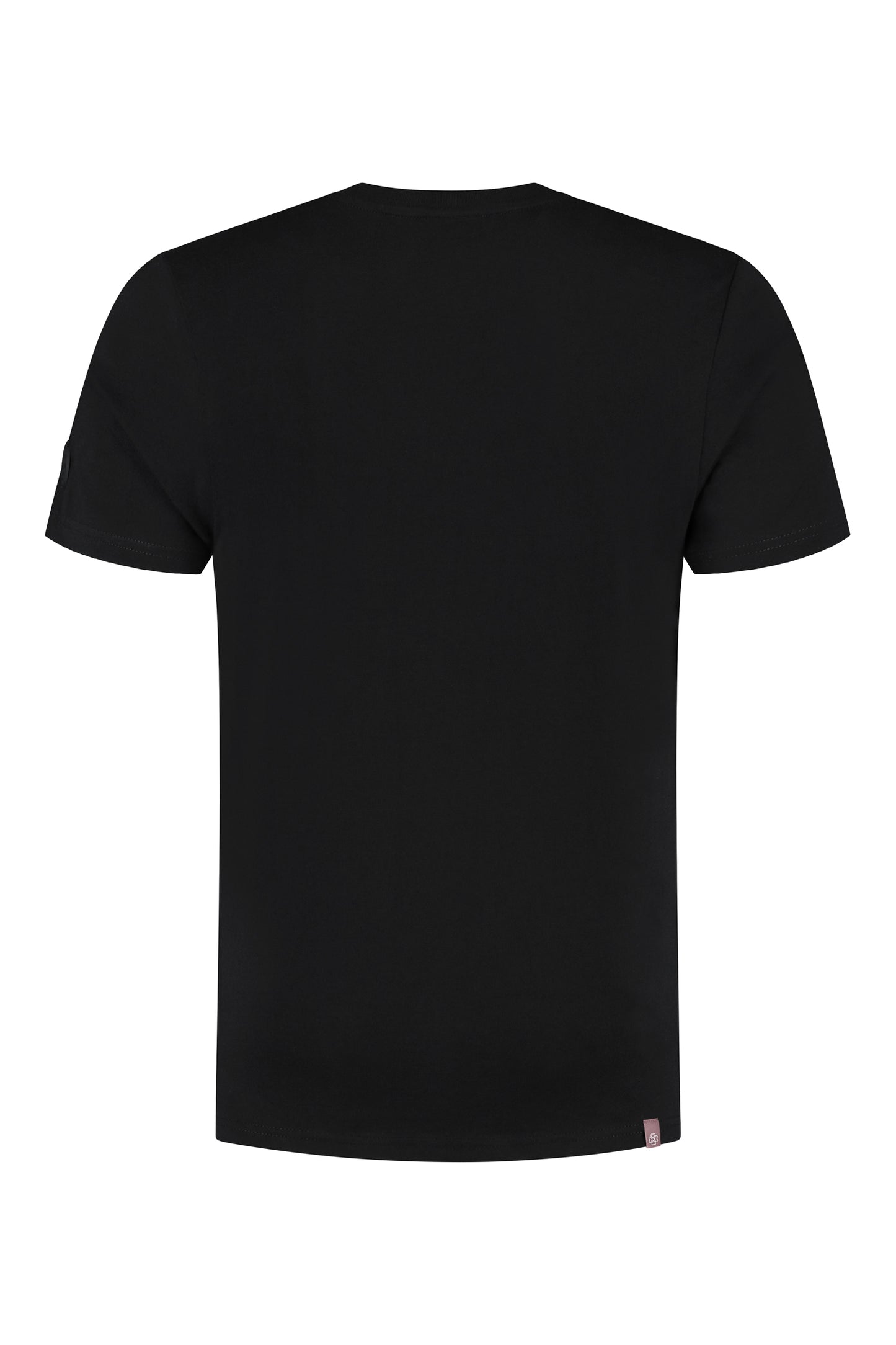 TIAGO zwart t-shirt biologisch katoen achterkant