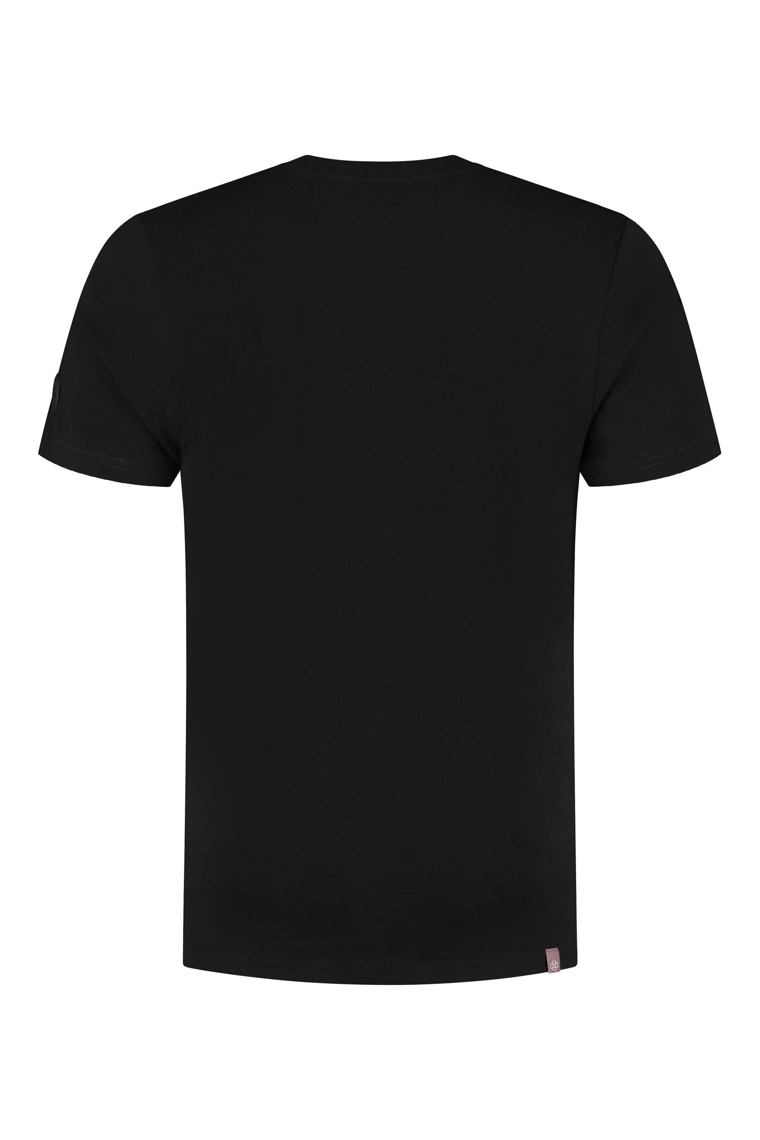 TIAGO zwart t-shirt biologisch katoen achterkant