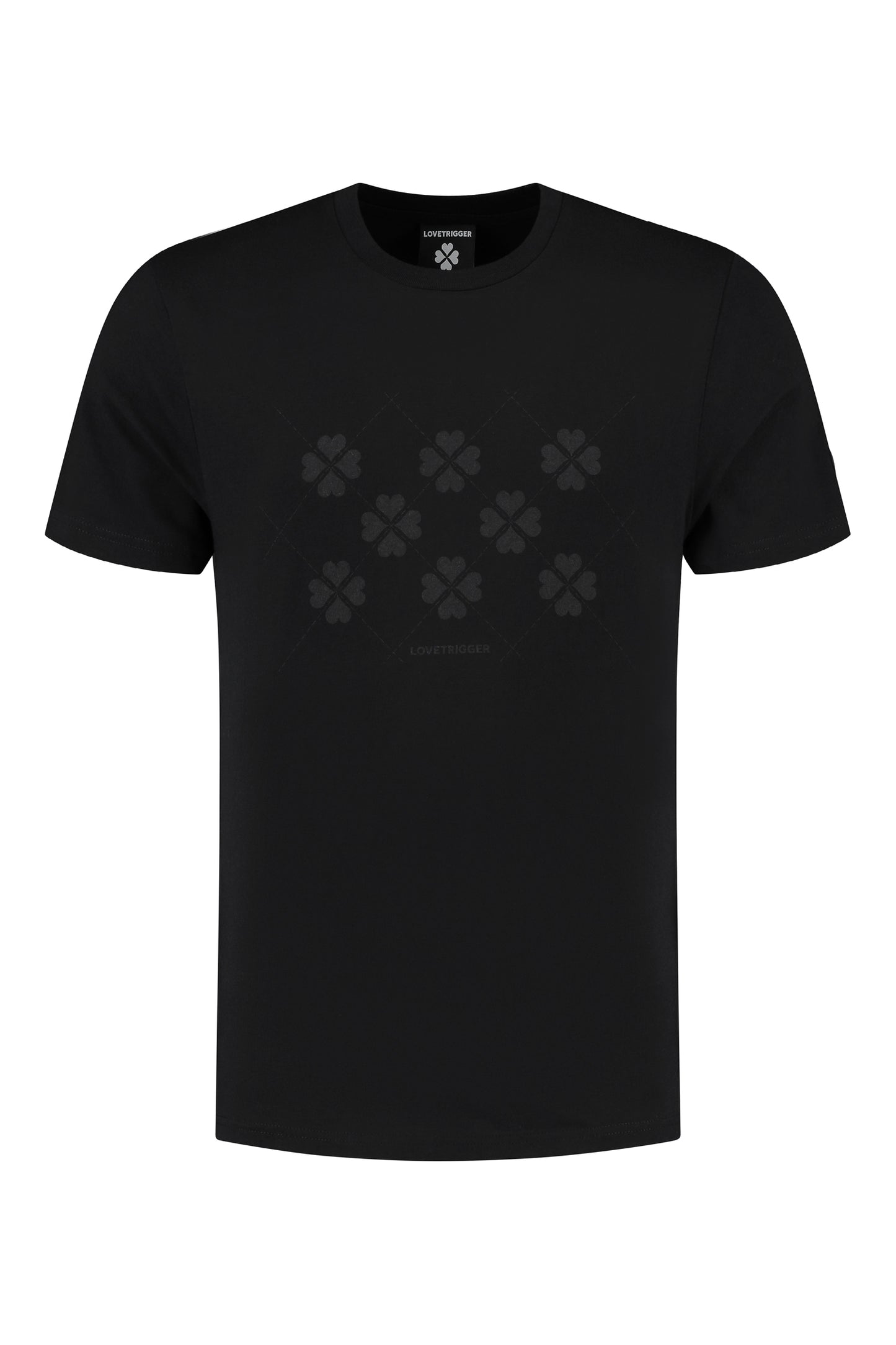 TIAGO zwart t-shirt biologisch katoen voorkant