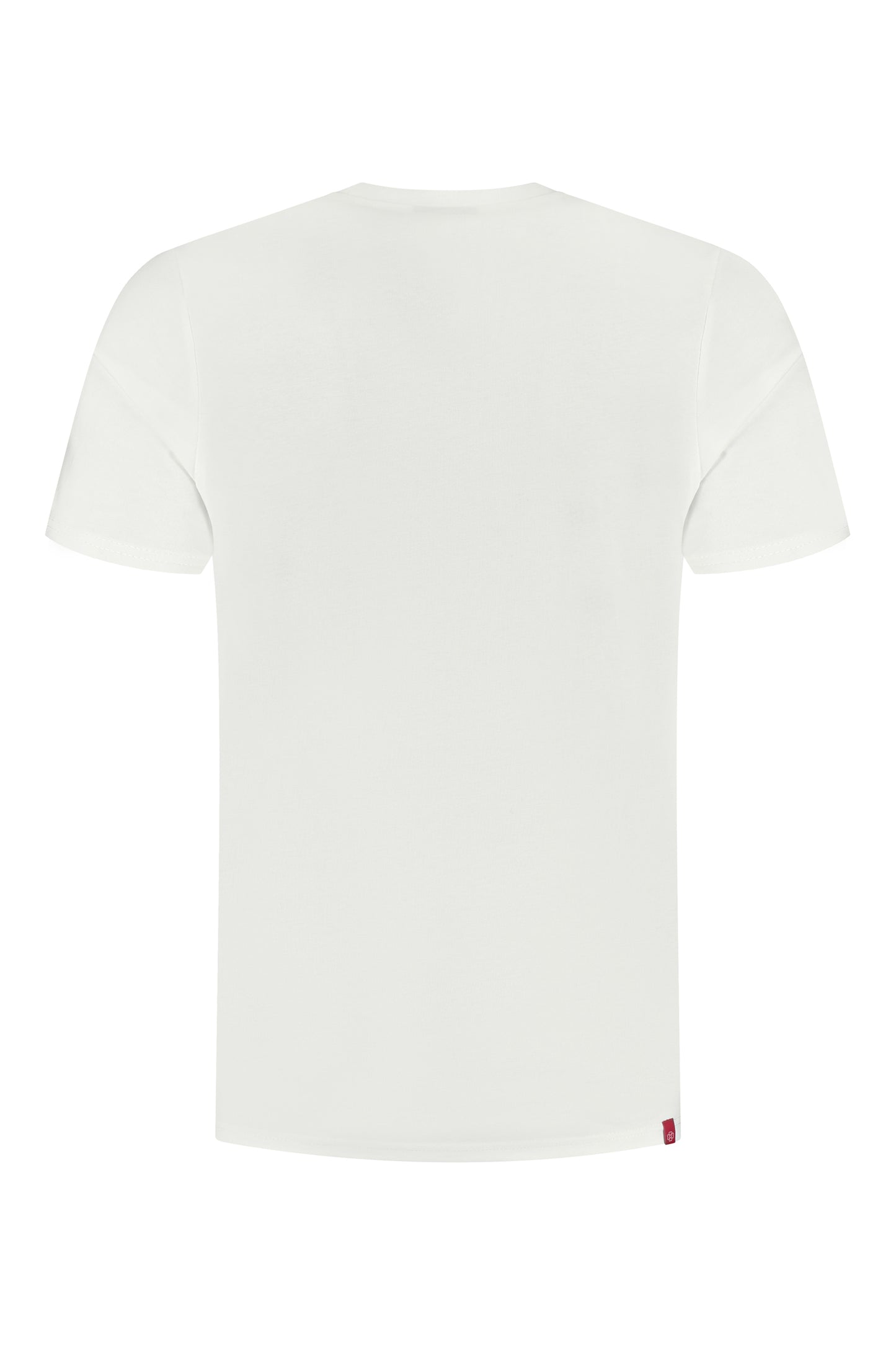 TROY off white t-shirt biologisch katoen achterkant