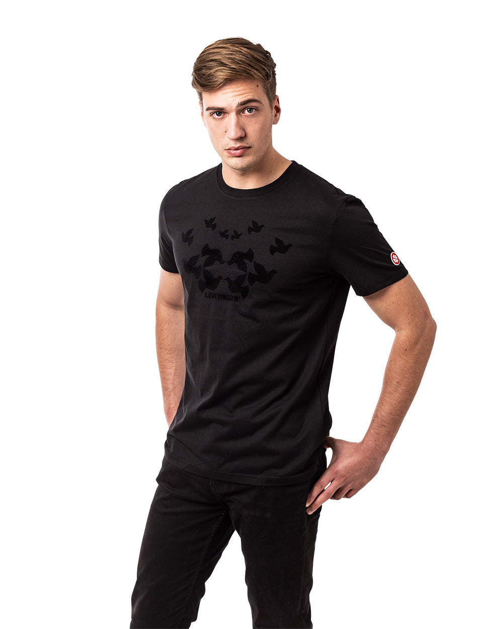 TYRON t-shirt biologisch katoen detail